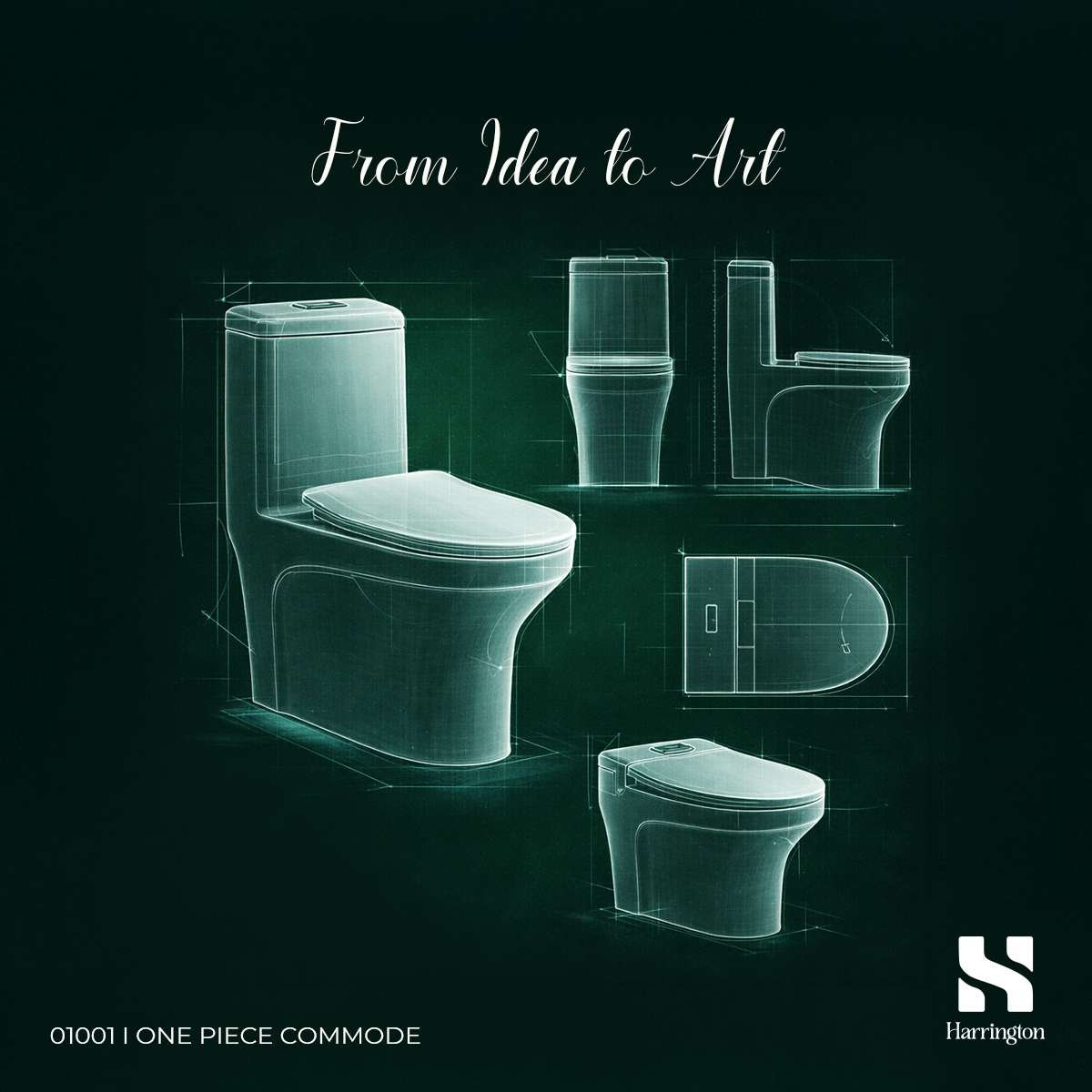 01001 Harrington One piece Commode - Creative 4