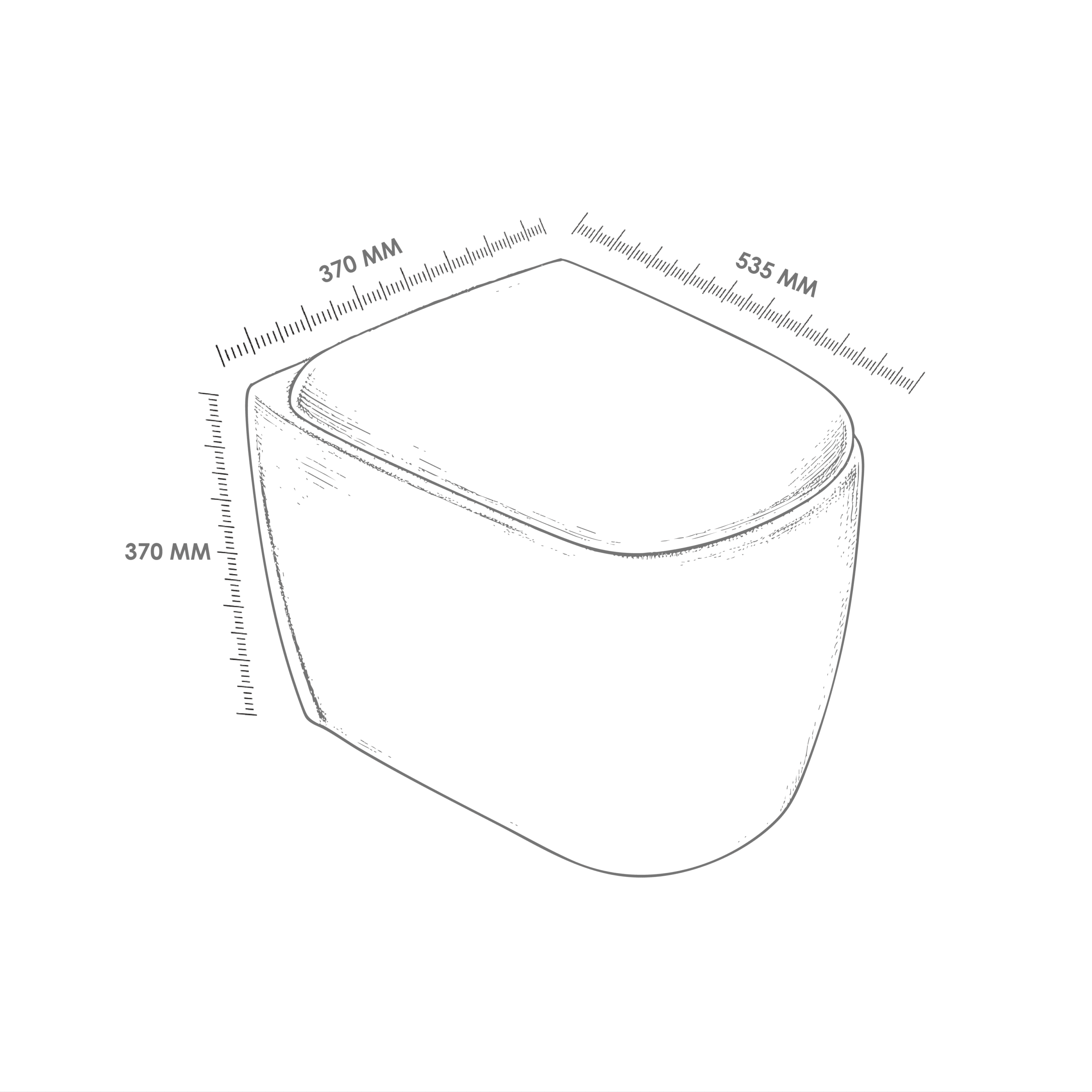02004 Harrington Wall hung Commode - Image 4