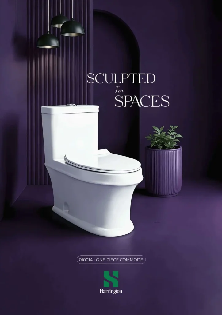 harrington 010014 One Piece Commode