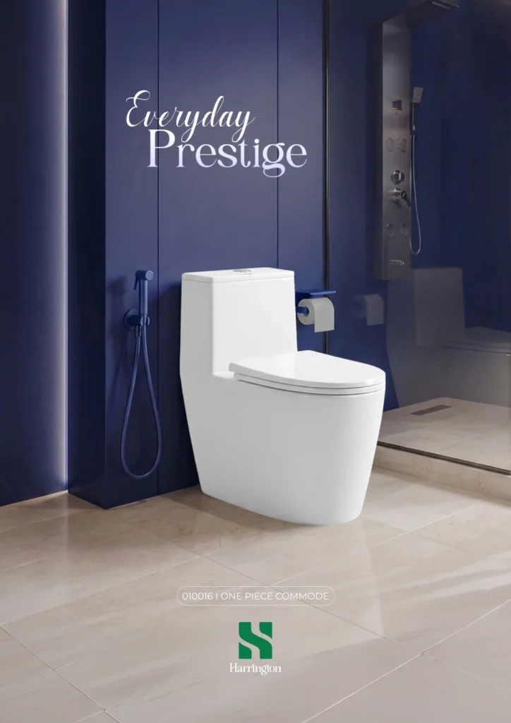 harrington 010016 One Piece Commode
