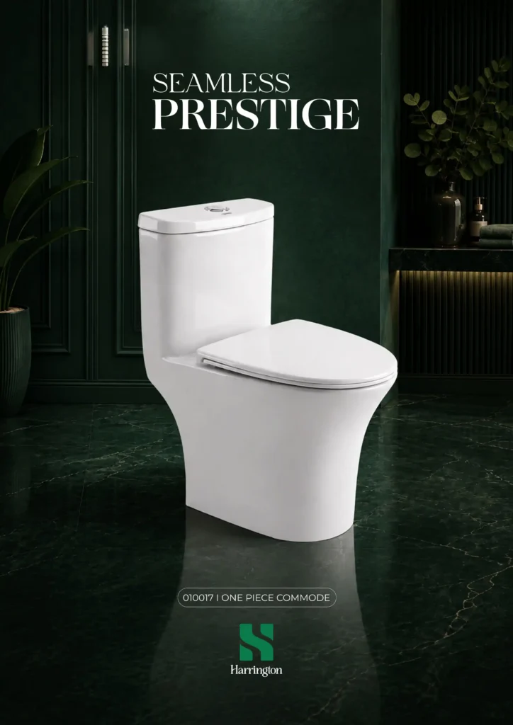harrington 010017 One Piece Commode