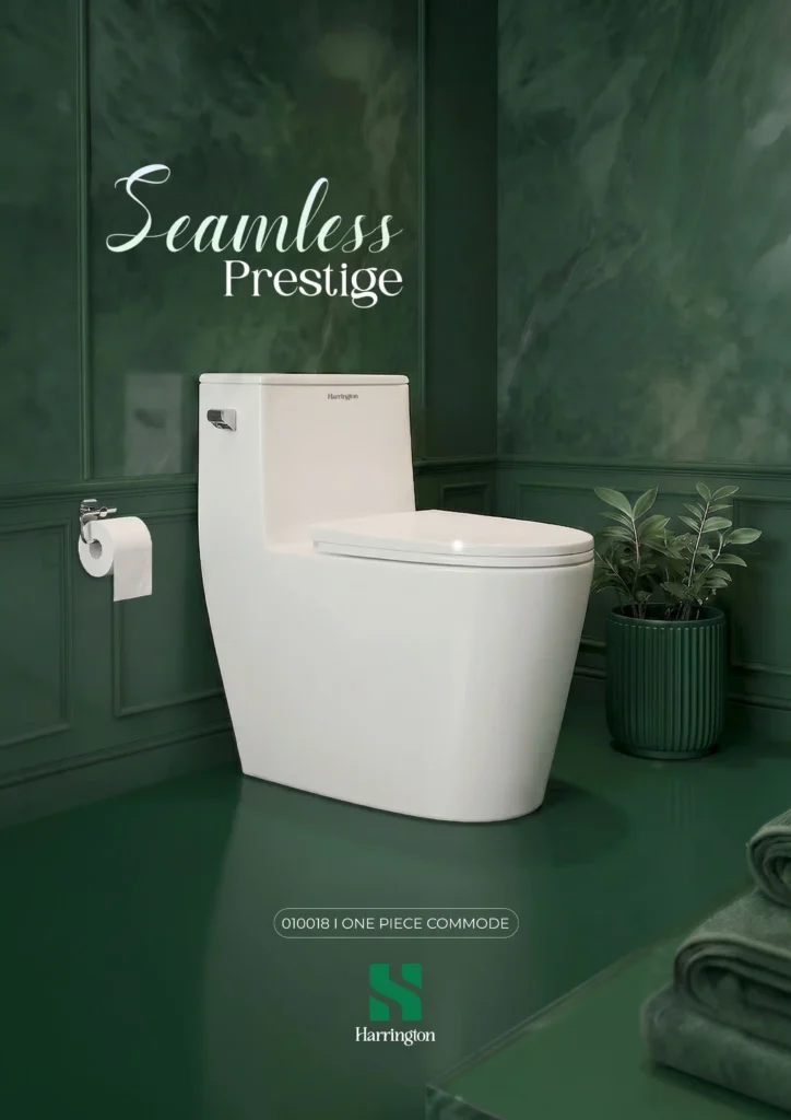 harrington 010018 One Piece Commode