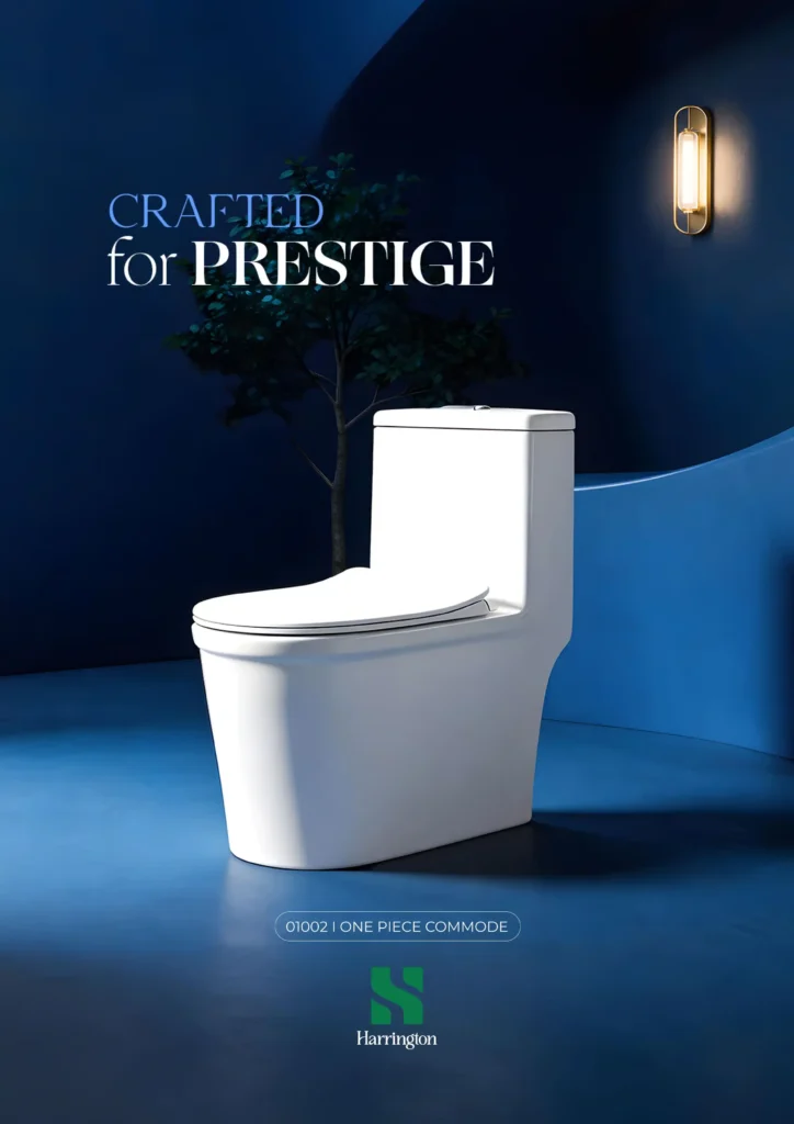 harrington 01002 One Piece Commode