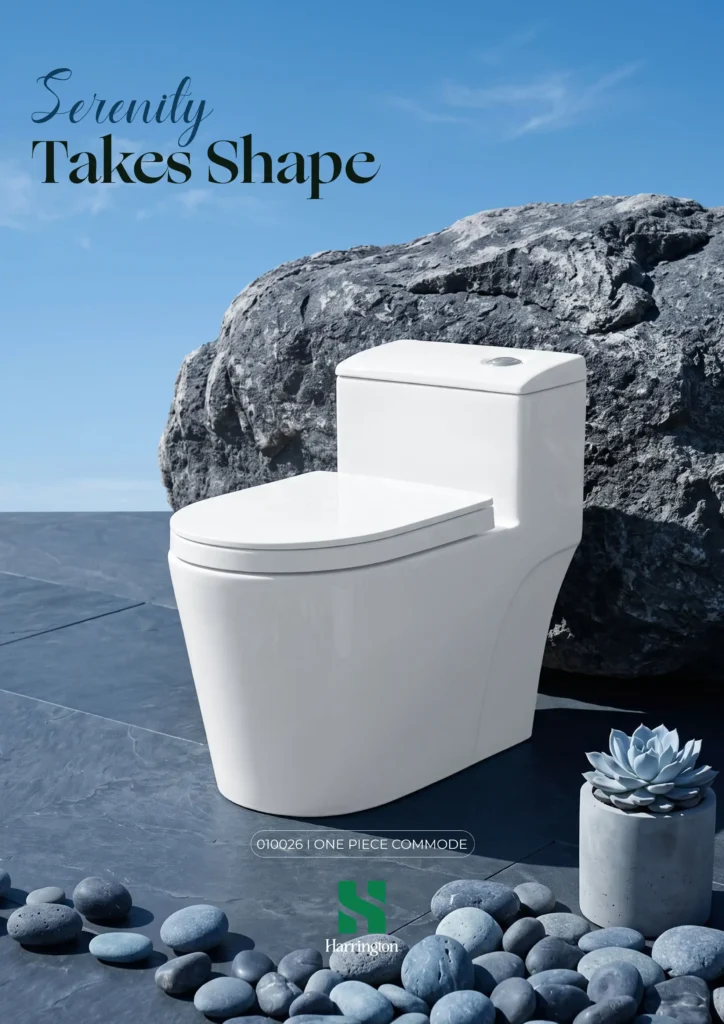 harrington 010026 One Piece Commode