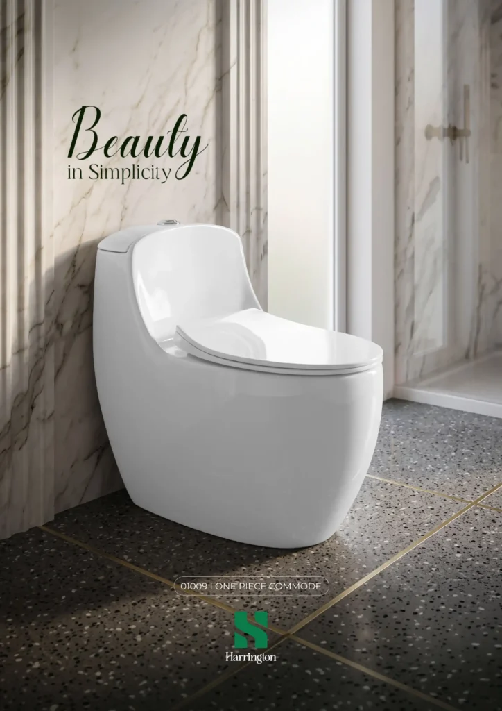 harrington 01009 One Piece Commode