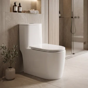 01008 Harrington One piece Commode