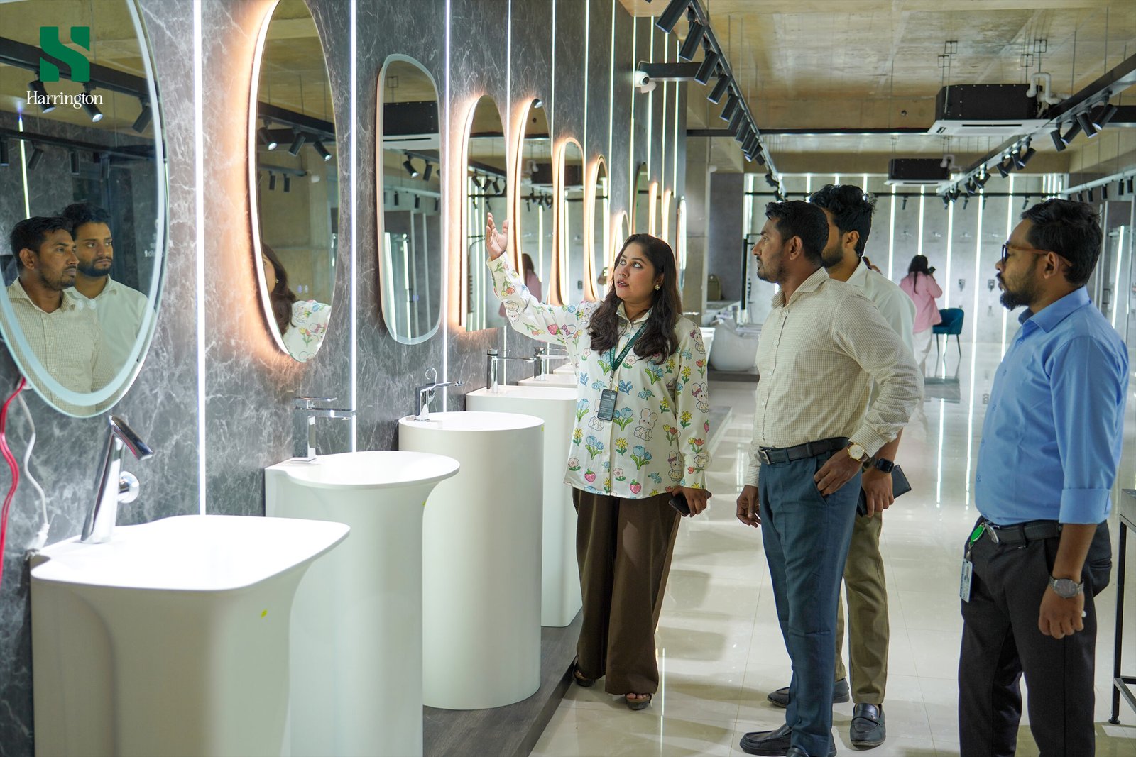 Harrington Best Interior Design Visits Harrington Tejgaon Experience Centre Best Interior Design team exploring Harrington bathware at Tejgaon Experience Centre