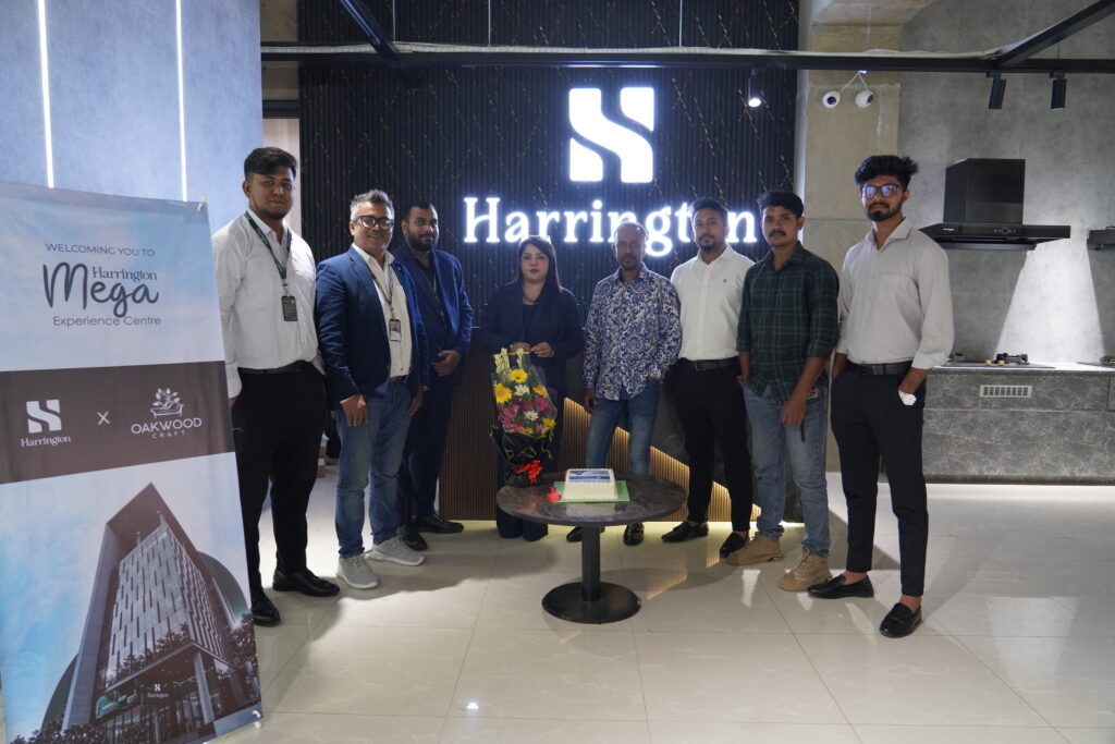 Visitors at Harrington Experience Centre during a professional showroom visit
